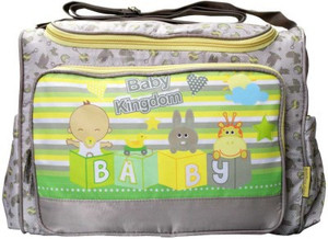 Wishkey Premium Brown Printed Nursery Bag