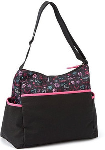 Disney Minnie Mouse Printed Graffiti Hobo Diaper Bag Diaper Bag