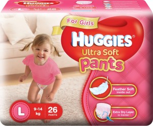 Huggies Ultra Soft Pants - L