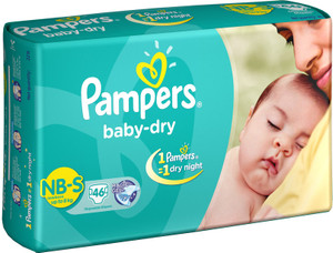 Pampers Baby Diapers - S