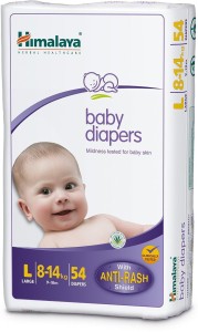 Himalaya Baby Large Size Diapers with 54 pcs - L