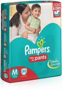 Baby pampers m size clearance