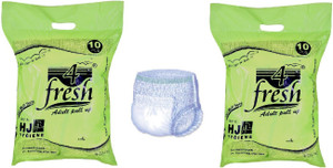 4 Fresh Adult Pull Up Diapers Combo 2 Pack - L