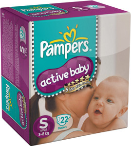 Pampers Active Baby Diapers Taped Small Size Buy 22 Pampers