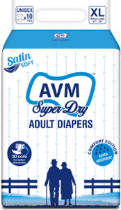 Avm Super Dry Adult Diapers Regular - L