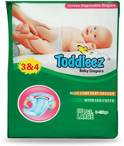 Toddleez Baby Diaper - L