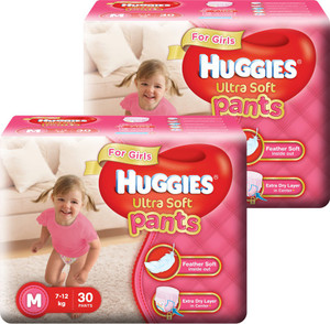 Huggies Ultra Soft Pants Combo - M