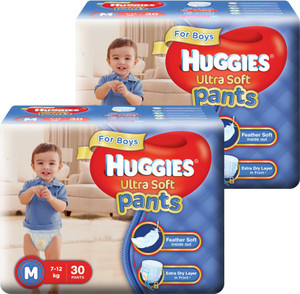 Huggies Ultra Soft Pants Combo - M