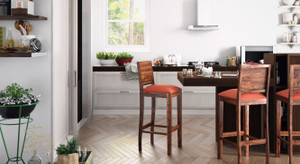 Urban Ladder Oribi Bar Solid Wood Dining Chair