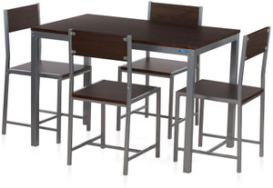 Nilkamal Wigo Metal 4 Seater Dining Set