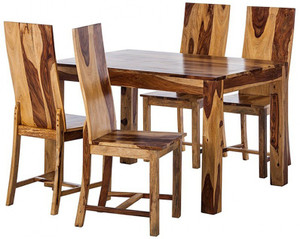 The Attic Solid Wood 4 Seater Dining Set