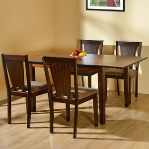 @home by Nilkamal SPECTRUM Solid Wood 4 Seater Dining Set