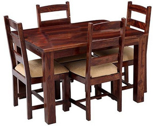 The Attic Solid Wood 4 Seater Dining Set