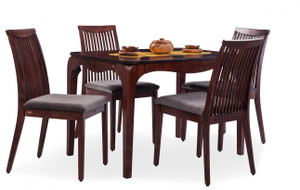 Durian ARABIAN/A /EMERALD/A Solid Wood 4 Seater Dining Set
