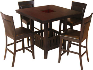 HomeTown Caren Solid Wood 4 Seater Dining Set