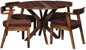 The Attic Solid Wood 4 Seater Dining Set