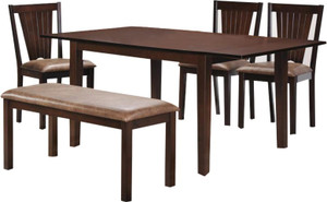 @home by Nilkamal SPECTRUM Solid Wood 4 Seater Dining Set