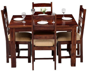 The Attic Solid Wood 4 Seater Dining Set