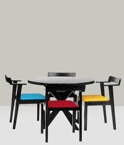 The Attic Solid Wood 4 Seater Dining Set
