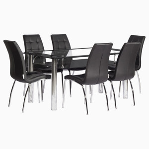 Godrej glass dining deals table