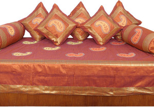 Shine Eshop Silk Embroidered Diwan Set Buy Shine Eshop Silk