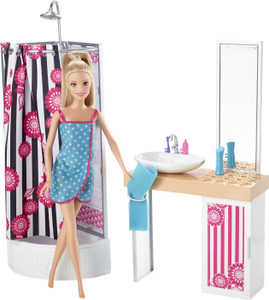 BARBIE Deluxe Bathroom Deluxe Bathroom . Buy Barbie toys in