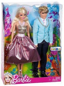 princess barbie doll set