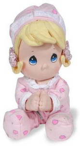 Precious Moments Spanish Prayer Doll Girl in pink Spanish