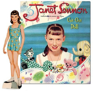 KatJan Lennon Sisters Janet Lennon Paper Doll With Pets Lennon