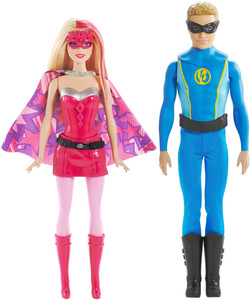 BARBIE Princess Power Super Hero Duo Set Ken Doll Set