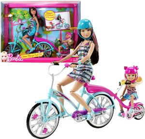 Barbie shop bike toy