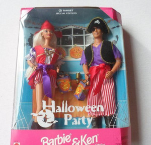BARBIE Target Special Edition Halloween Party Barbie and Ken