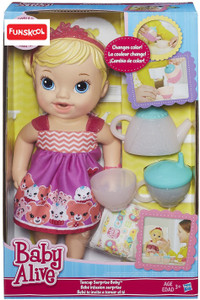 FUNSKOOL Hasbro Baby Alive Lil Sips Baby Has A Tea Party Doll