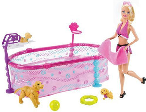 BARBIE Puppy Swim School Pool Puppy Swim School Pool . Buy