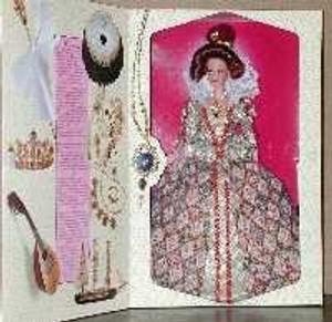 Elizabethan queen barbie on sale