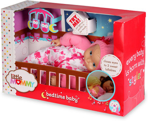 Fisher price baby doll on sale bed