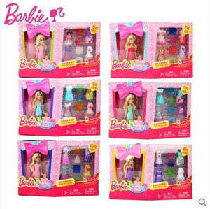 Mini barbie doll set sales