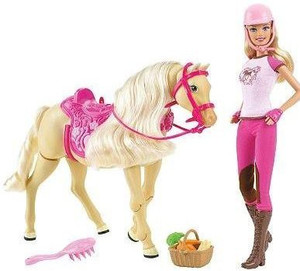 Tawny Walking Horse Doll Set . shop for BARBIE products in India