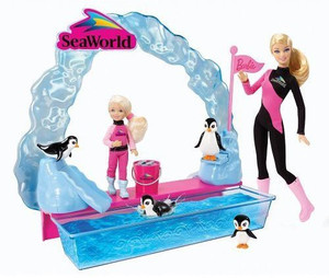 Barbie penguin shop