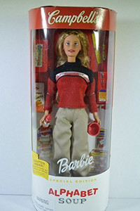 Campbell's alphabet sale soup barbie