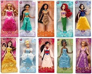 Princess doll collection clearance at disney store