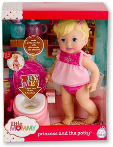 Little mommy princess sale and the potty doll