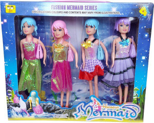 BARBIE Dolls Set of 4 Dolls Set of 4 . Buy Barbie toys in India