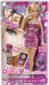 Barbie doll full best sale makeup