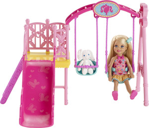 Barbie club chelsea swingset playset online
