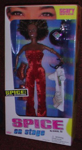 Scary top spice doll