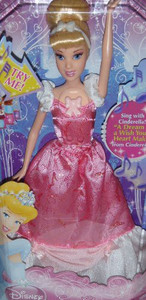 Singing cheap cinderella doll