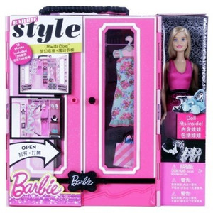 Barbie closet with accessories clearance