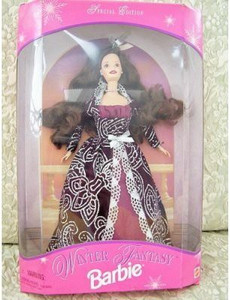 Winter fantasy barbie hotsell 1996