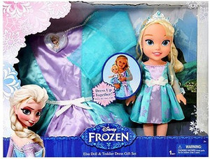 Disney princess doll & toddler dress gift hotsell set